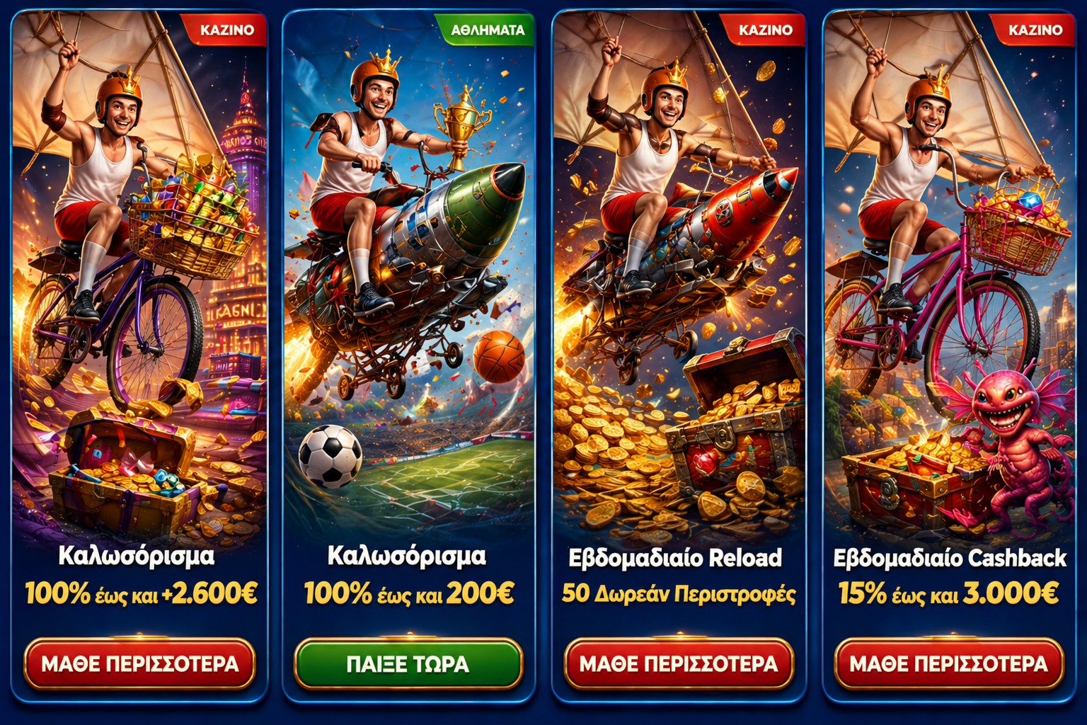 A sleek casino banner featuring vibrant colors and enticing graphics, promoting gaming and entertainment experiences